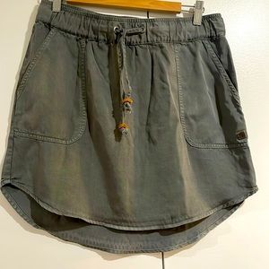 Ten Tree Khaki Grey Casual Skirt
